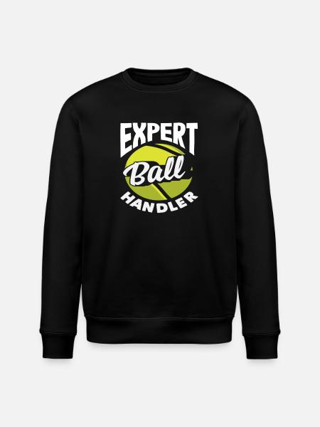 Expert Ball Handler Tennis Player - Stanley/Stella ROLLER Unisex Organic Sweatshirt - black