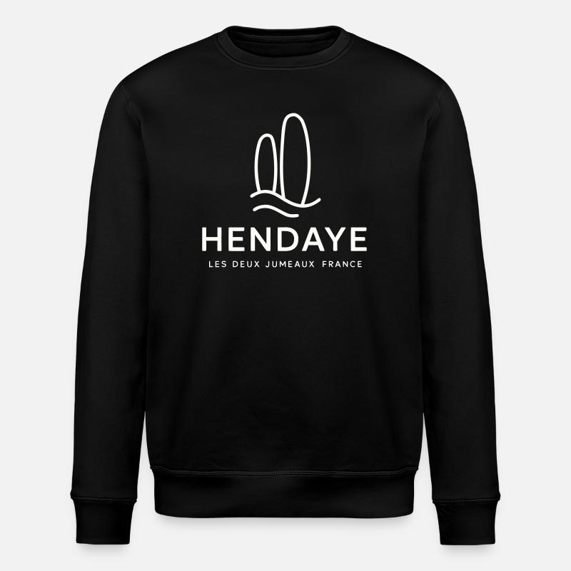 Motif Nature hendaye - Sweat bio ROLLER Stanley/Stella Unisexe - noir