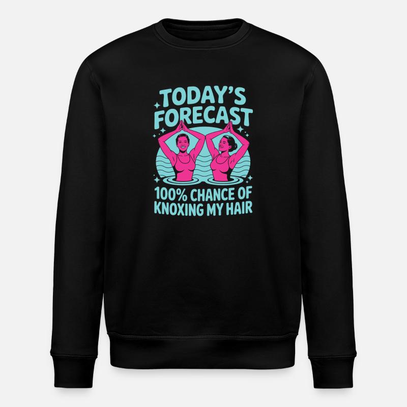 Synchronschwimmen Kunstschwimmen Wassersport - Stanley/Stella Unisex Bio-Sweatshirt ROLLER - Schwarz