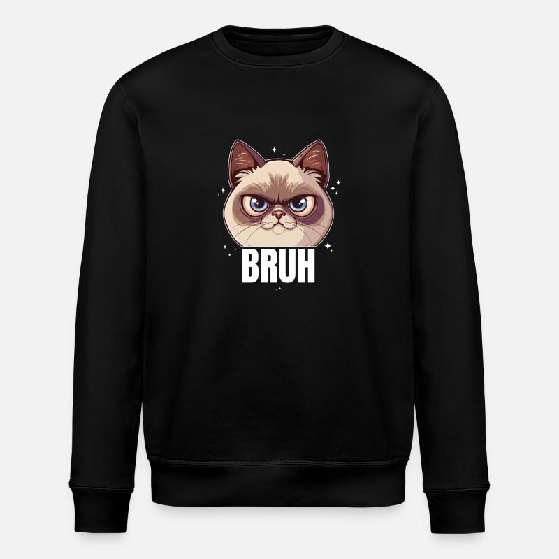 Mec Chat - Sweat bio ROLLER Stanley/Stella Unisexe - noir