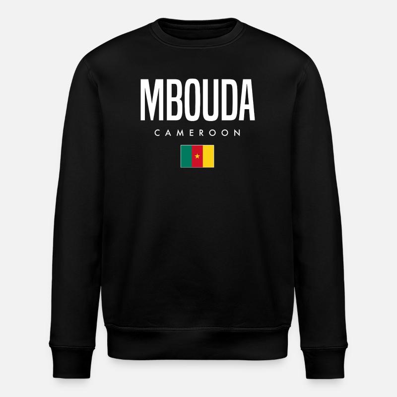 Mbouda Kamerun Kameruner - Stanley/Stella Unisex Bio-Sweatshirt ROLLER - Schwarz