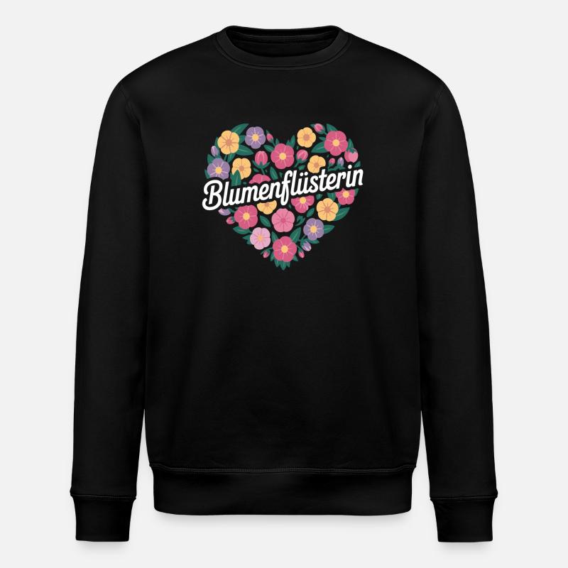 Fleuriste chuchoteur de fleurs - Sweat bio ROLLER Stanley/Stella Unisexe - noir