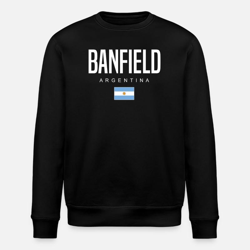 Banfield Argentinien Argentinier - Stanley/Stella Unisex Bio-Sweatshirt ROLLER - Schwarz