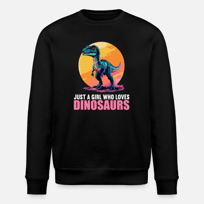Dino Dinosaure Dinosaure - Sweat bio ROLLER Stanley/Stella Unisexe - noir