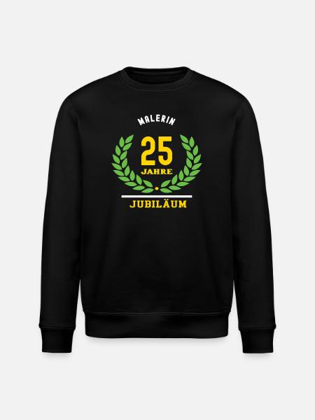 Painter Anniversary 25 Years 25th Anniversary - Stanley/Stella ROLLER Unisex Organic Sweatshirt - black