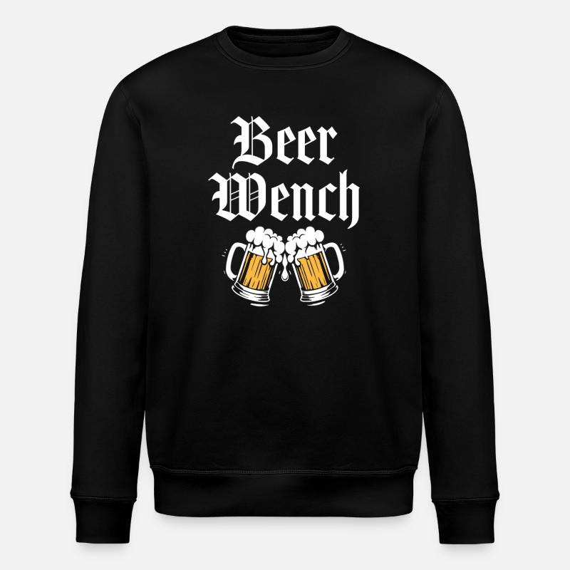 Bierweibchen - Stanley/Stella Unisex Bio-Sweatshirt ROLLER - Schwarz