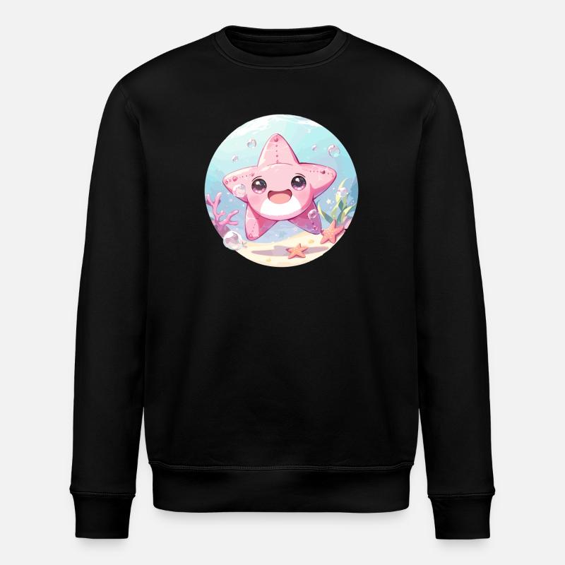 Starfish Starfish - Stanley/Stella ROLLER Unisex Organic Sweatshirt - black