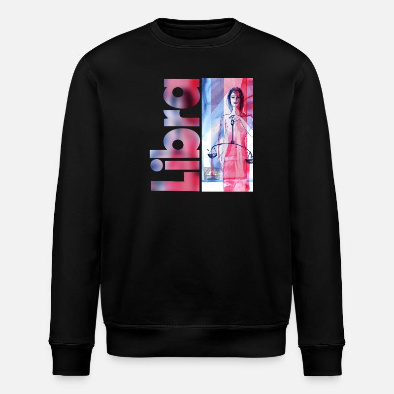 Signe du zodiaque Balance - Sweat bio ROLLER Stanley/Stella Unisexe - noir