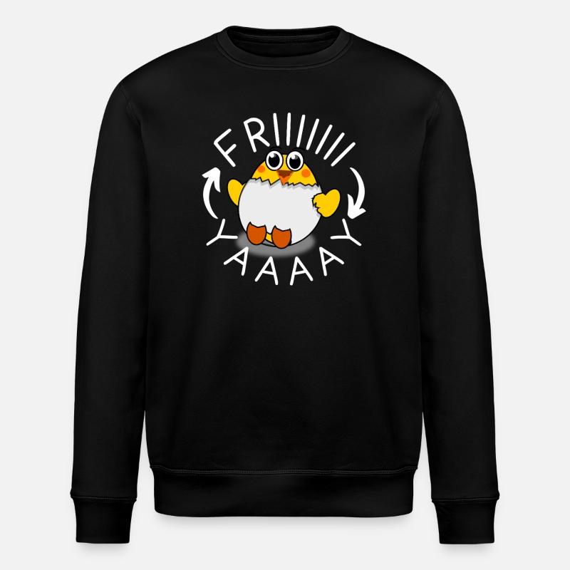 Friday - Stanley/Stella ROLLER Unisex Organic Sweatshirt - black
