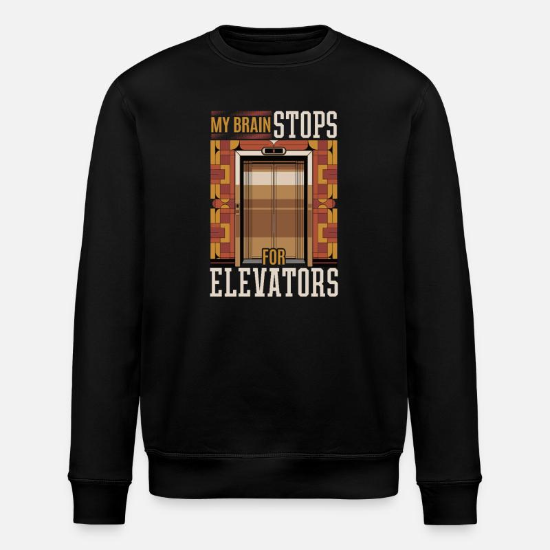 Elevator toddler & kids - Stanley/Stella Unisex Bio-Sweatshirt ROLLER - Schwarz