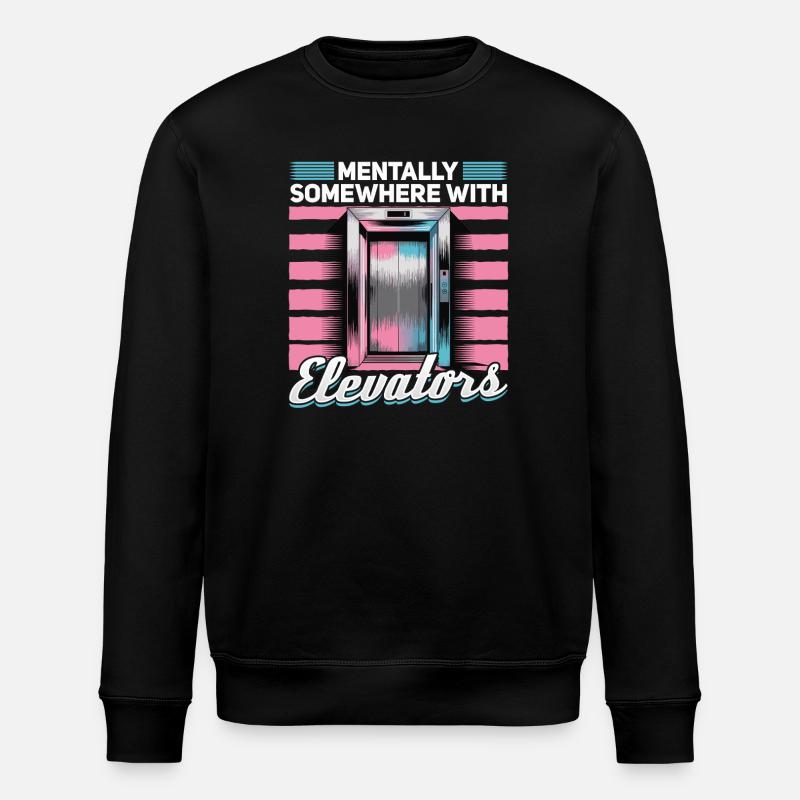 Ascenseur pour tout-petits et enfants - Sweat bio ROLLER Stanley/Stella Unisexe - noir