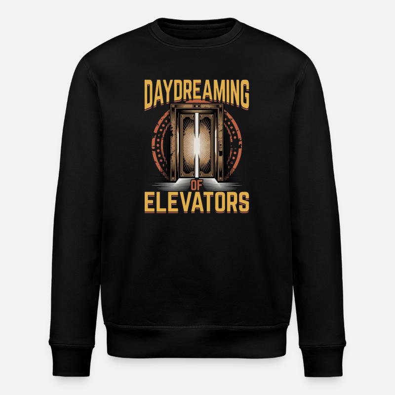 Elevator toddler & kids - Stanley/Stella Unisex Bio-Sweatshirt ROLLER - Schwarz