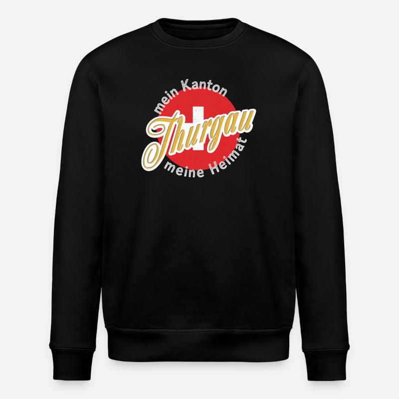 My Home Thurgau Gift - Stanley/Stella ROLLER Unisex Organic Sweatshirt - black