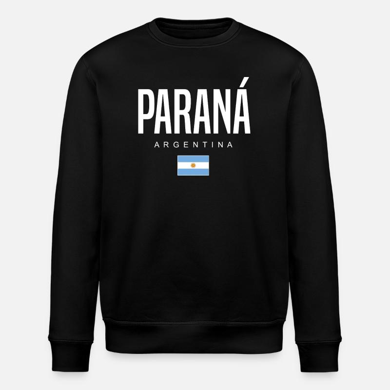 Paraná Argentinien Argentinier - Stanley/Stella Unisex Bio-Sweatshirt ROLLER - Schwarz