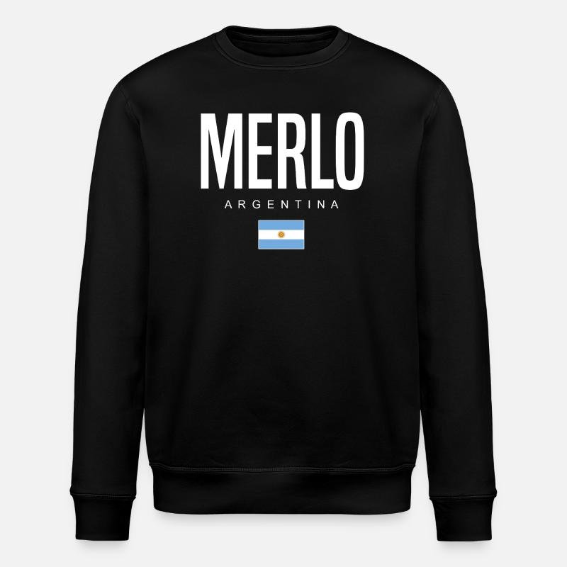 Merlo Argentine Argentin - Sweat bio ROLLER Stanley/Stella Unisexe - noir