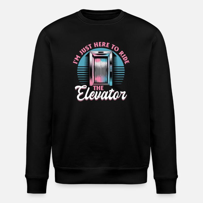 Ascenseur pour tout-petits et enfants - Sweat bio ROLLER Stanley/Stella Unisexe - noir