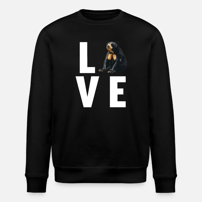 Ours du Soleil Ours Malais - Sweat bio ROLLER Stanley/Stella Unisexe - noir