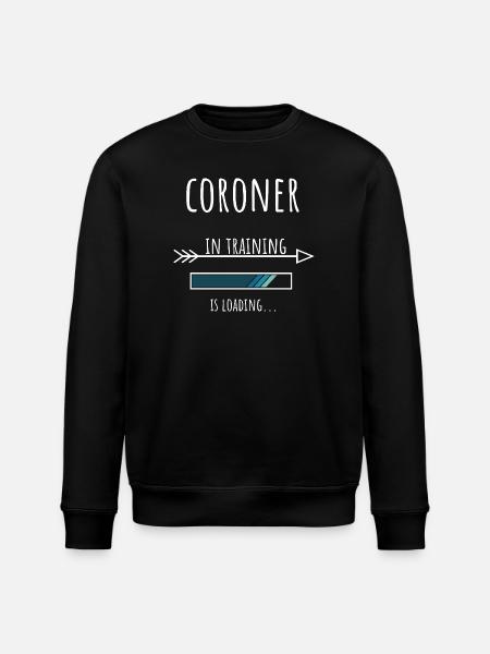 Gift Profession Training Forensic Pathologist - Stanley/Stella ROLLER Unisex Organic Sweatshirt - black