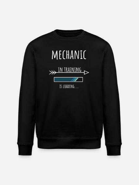 Mechanic Gift Profession Training Mechanic - Stanley/Stella ROLLER Unisex Organic Sweatshirt - black
