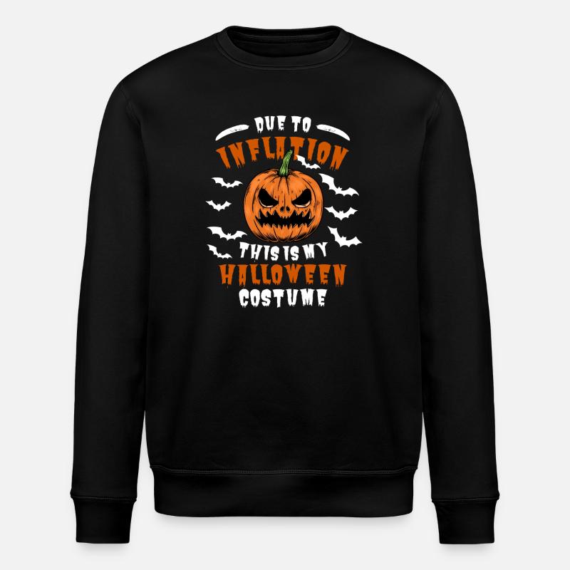 Drôle d’inflation Halloween Cotes - Sweat bio ROLLER Stanley/Stella Unisexe - noir