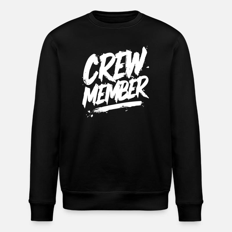 Crew Member - Stanley/Stella Unisex Bio-Sweatshirt ROLLER - Schwarz