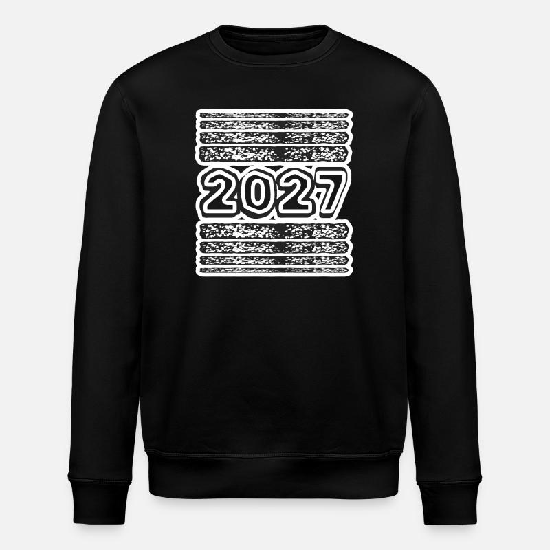 Jahr 2027 - Stanley/Stella Unisex Bio-Sweatshirt ROLLER - Schwarz