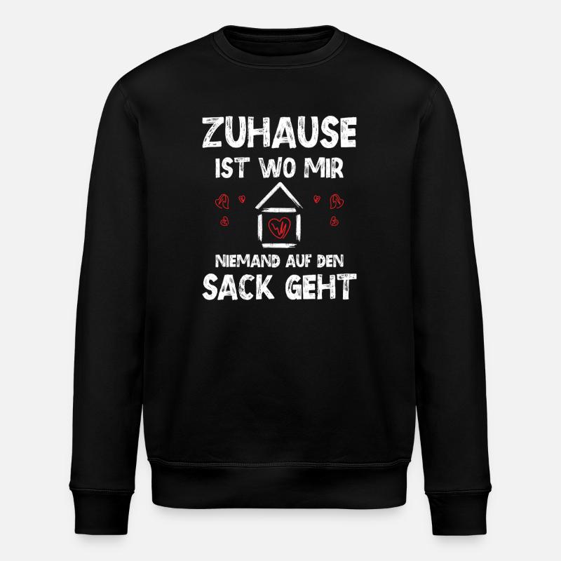 First apartment living inauguration - Stanley/Stella ROLLER Unisex Organic Sweatshirt - black