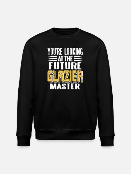 Future Glazier Master in Training Funny Worker - Stanley/Stella Unisex Bio-Sweatshirt ROLLER - Schwarz