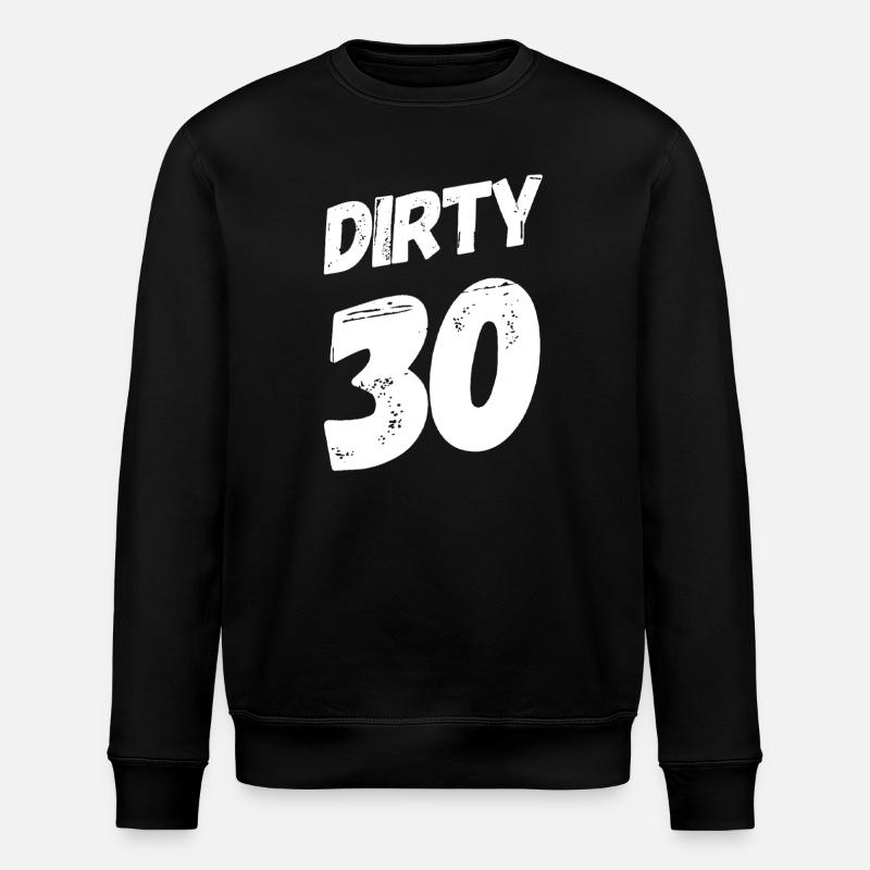 Dirty 30 30e anniversaire - Sweat bio ROLLER Stanley/Stella Unisexe - noir