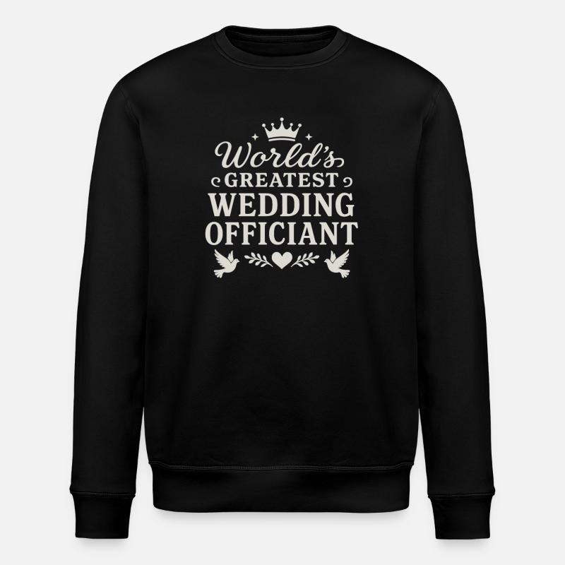 Echte Küken fahren Stöcke - Stanley/Stella Unisex Bio-Sweatshirt ROLLER - Schwarz