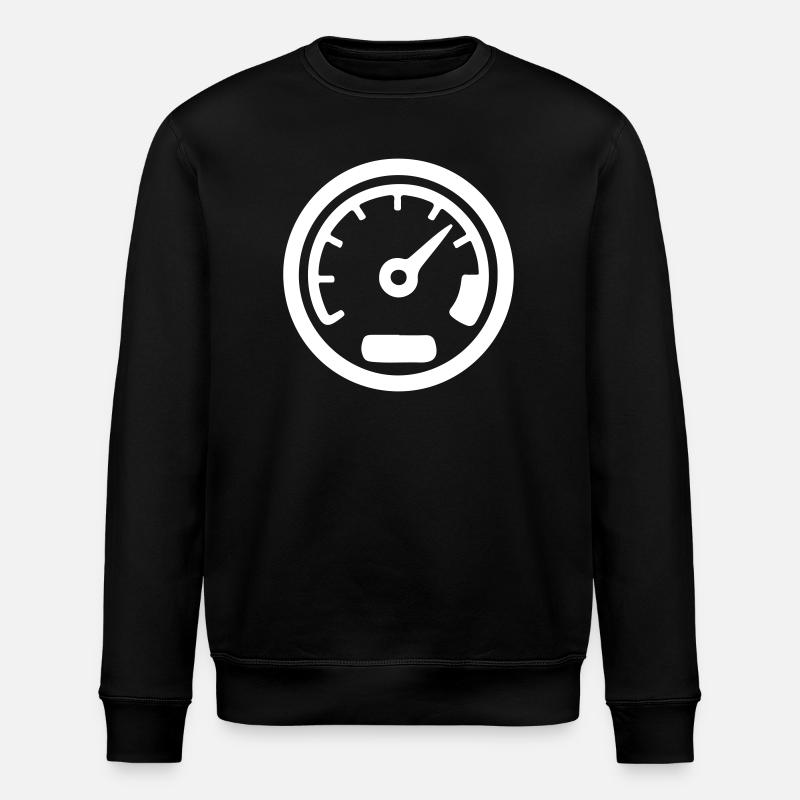Tacho Kmh Speed Icon - Stanley/Stella Unisex Bio-Sweatshirt ROLLER - Schwarz