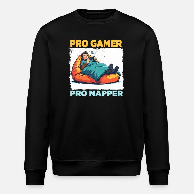 Pro Gamer Relaxation Design - Sweat bio ROLLER Stanley/Stella Unisexe - noir