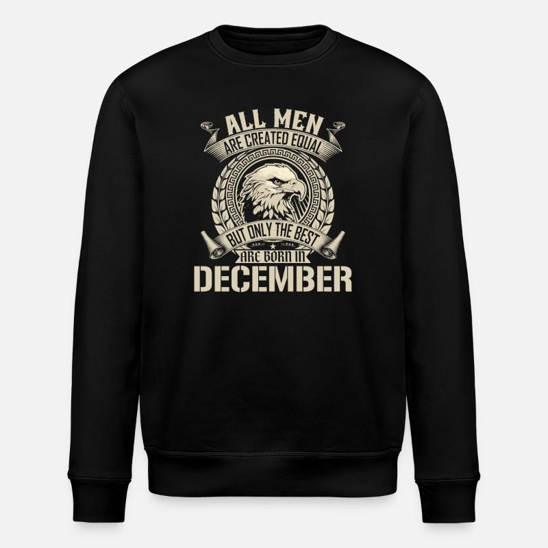 December Eagle Unity Design - Stanley/Stella ROLLER Unisex Organic Sweatshirt - black
