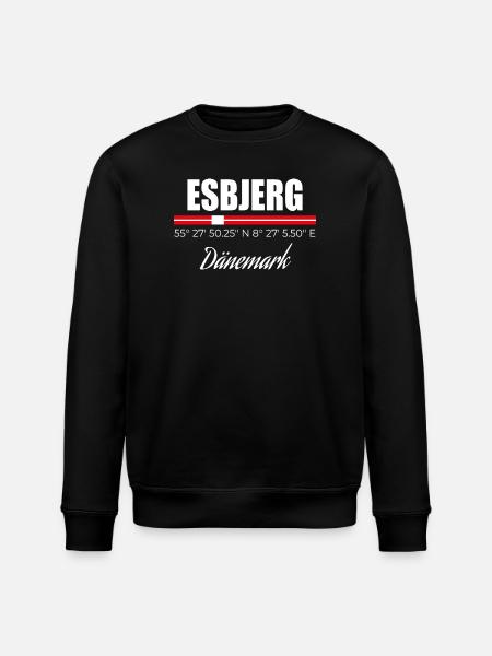 Esbjerg - Stanley/Stella ROLLER Unisex Organic Sweatshirt - black