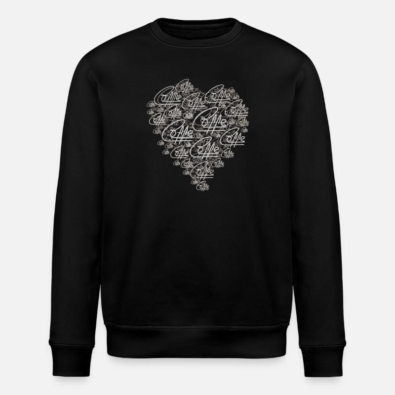 L’amour du café V3 - Sweat bio ROLLER Stanley/Stella Unisexe - noir