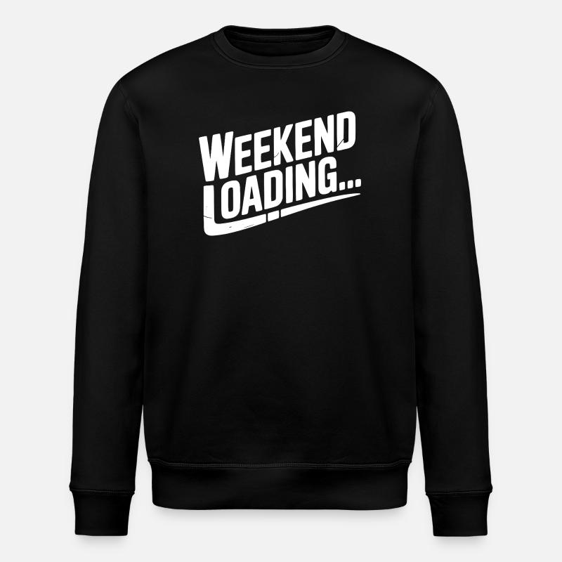 Weekend Loading - Stanley/Stella ROLLER Unisex Organic Sweatshirt - black