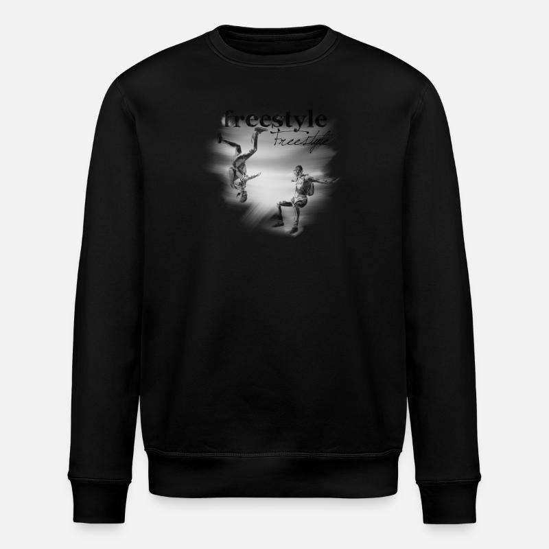 Nage libre - Sweat bio ROLLER Stanley/Stella Unisexe - noir