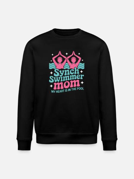 Synchronschwimmen Kunstschwimmen Wassersport - Stanley/Stella Unisex Bio-Sweatshirt ROLLER - Schwarz