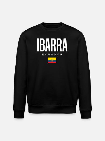 Ibarra Ecuador Ecuadorians - Stanley/Stella ROLLER Unisex Organic Sweatshirt - black