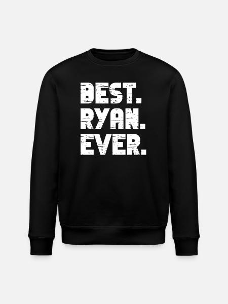 Best Ryan Ever Gift Saying - Stanley/Stella ROLLER Unisex Organic Sweatshirt - black
