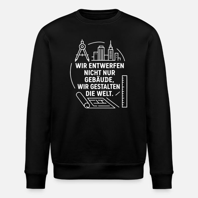 Architecture and design - Stanley/Stella ROLLER Unisex Organic Sweatshirt - black