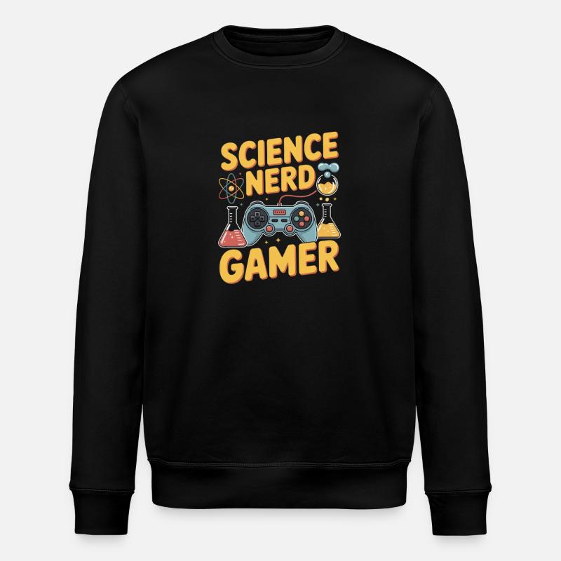 Science Nerd Gamer Manette Chimie Physique - Sweat bio ROLLER Stanley/Stella Unisexe - noir