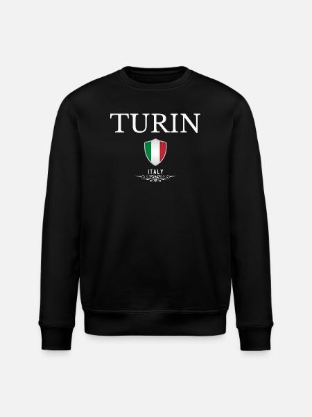 Torino Italy, souvenir Torino - Stanley/Stella ROLLER Unisex Organic Sweatshirt - black
