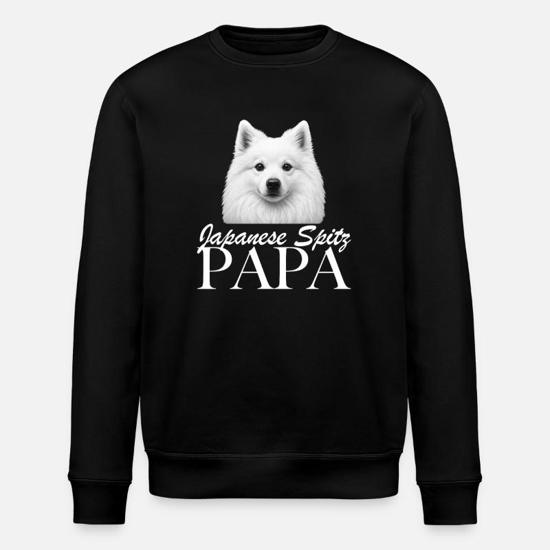 Spitz Japonais Papa Fantasy Design - Sweat bio ROLLER Stanley/Stella Unisexe - noir