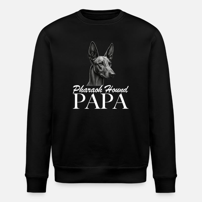 Pharaoh Hound Dad - Stanley/Stella ROLLER Unisex Organic Sweatshirt - black