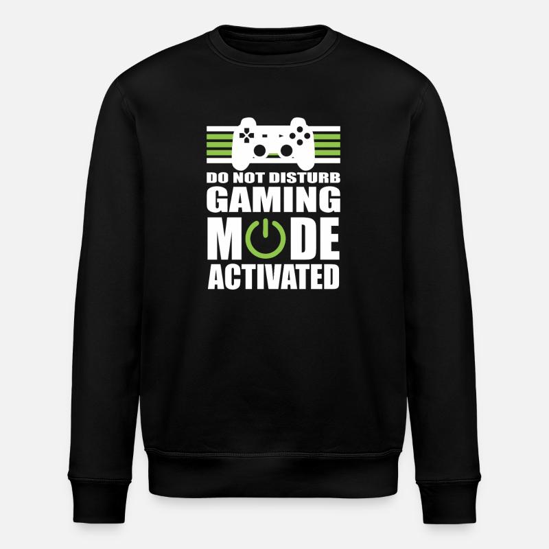 Gaming-Modus: Nicht stören - Stanley/Stella Unisex Bio-Sweatshirt ROLLER - Schwarz