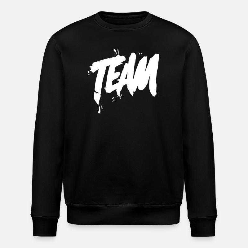 Team Schriftzug - Stanley/Stella Unisex Bio-Sweatshirt ROLLER - Schwarz