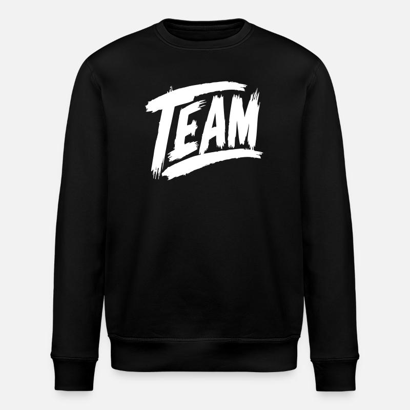 Team Schriftzug - Stanley/Stella Unisex Bio-Sweatshirt ROLLER - Schwarz