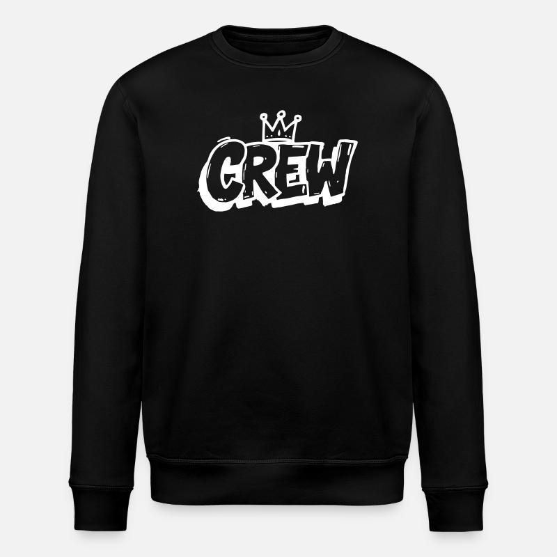 Crew Graffiti - Stanley/Stella ROLLER Unisex Organic Sweatshirt - black