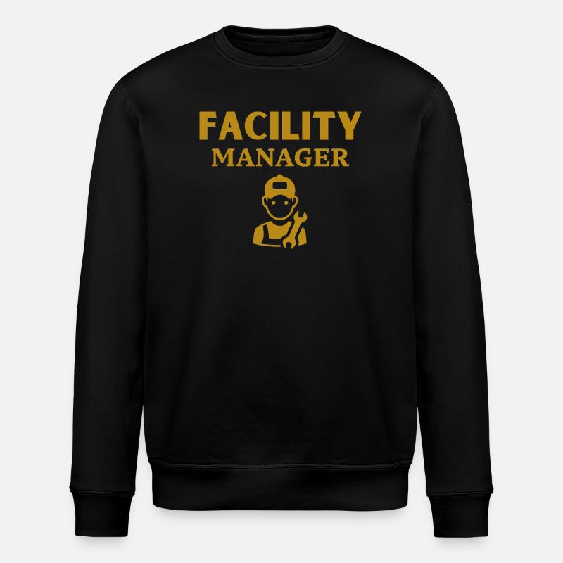 Facility Manager - Stanley/Stella ROLLER Unisex Organic Sweatshirt - black
